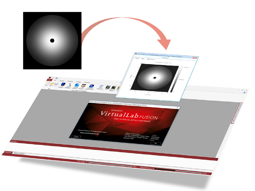 Import Beam Files from Zemax OpticStudio® LightTrans